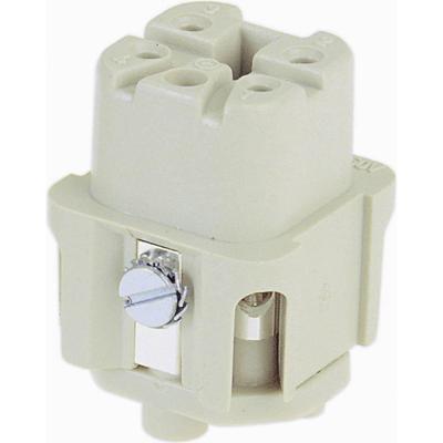 HARTING 09200162813 Businzetstuk Han® A 16 + PE Schroeven 1 stuk(s) Piece