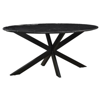 Marble Oval Spider Black 180cm-12741