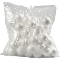 Creativ Company Ballen, d 6 cm, wit, 50 stuk/ 1 doos - thumbnail
