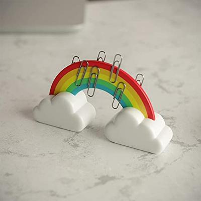 Mosterd Regenboog Paperclip Houder - thumbnail