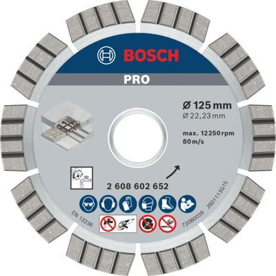 Bosch Accessories Diamant Doorslijpschijf Beton Bosch Accessories Diamant Doorslijpschijf Beton