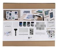 Creativ Company Groepsset gelprinten, kleurrijke prints, 1 doos - thumbnail