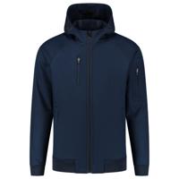 Tricorp 402704 softshell bomber capuchon RE2050 inkt blauw maat 3XL - thumbnail
