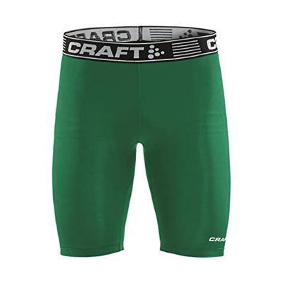 Craft 1906858 Pro Control Compression Short Tights Unisex - Team Green - XL