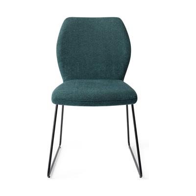 Jesper Home Eetkamerstoel 'Ikata' Slide Black, kleur Merry Mermaid