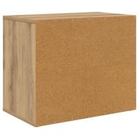 Kattenhuis Ambachtelijk eiken 51 x 30 x 42 cm Bewerkt hout - thumbnail