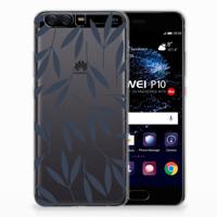 Huawei P10 | TPU Case | Leaves Blue - thumbnail