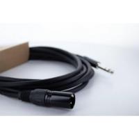 Cordial EM 6 MV XLR Verbindingskabel [1x XLR-stekker 3-polig - 1x Jackplug male 6,3 mm (stereo)] 6 m Zwart - thumbnail