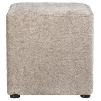 Poef Cloe - zand - 43x43x43 cm - Leen Bakker - thumbnail