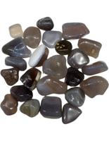 Grijze Agaat Trommelstenen 250 gram uit Brazilië - thumbnail