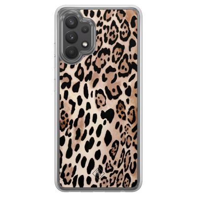 Samsung Galaxy A32 4G hybride hoesje - Golden wildcat Samsung Galaxy A32 4G hybride hoesje - Golden wildcat
