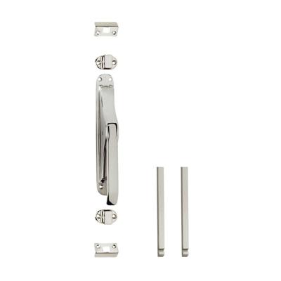 Set pomp-espagnolet inclusief stangenset 2x 1250mm vernikkeld