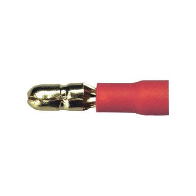 Sinuslive Car-Hifi bol kabelschoen Set van 10 stuks 1.5 mm² 4 mm Verguld