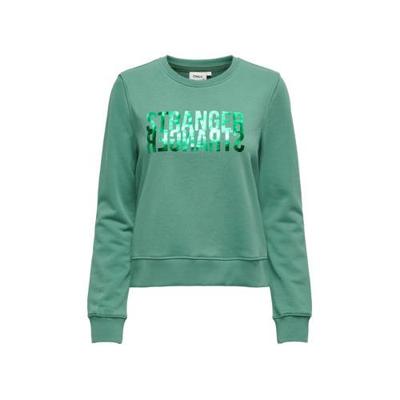 Only / trui onlVilla Life Foil in groen