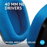 Logitech G535 Draadloos Zwart, Blauw - thumbnail