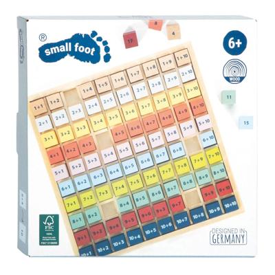Small Foot houten rekenbord optellen kleur, 100dlg. Small Foot houten rekenbord optellen kleur, 100dlg.