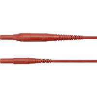 Schützinger MSFK B441 / 1 / 100 / RT Meetsnoer Stekker 4 mm Stekker 4 mm Rood 1 stuk(s) - thumbnail