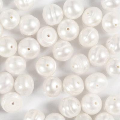 Creativ Company Zoetwaterparels, in de lengte geperforeerd, d 4 mm, gatgrootte 1 mm, parelmoer, 40 stuk/ 1 doos Creativ Company Zoetwaterparels, in de lengte geperforeerd, d 4 mm, gatgrootte 1 mm, parelmoer, 40 stuk/ 1 doos