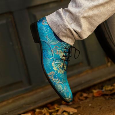 Blue Shadow Lureaux - Handgemaakte Nette Schoenen Voor Heren