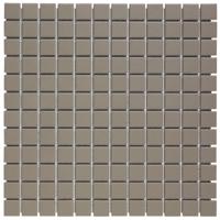 Mozaïek London 30x30 cm Onverglaasd Porselein, Mat Antislip En Donker Grijs The Mosaic Factory - thumbnail