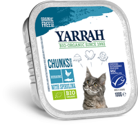 Biologisch kattenvoer chunks met vis - thumbnail