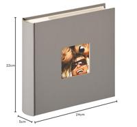 walther+ design ME-110-X Fotoalbum (b x h) 24 cm x 22 cm Grijs - thumbnail