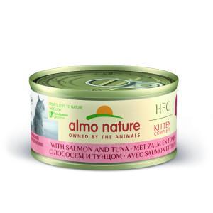 Almo Nature HFC Kitten Complete met zalm en tonijn natvoer kat (70 g) 48 x 70 g Almo Nature HFC Kitten Complete met zalm en tonijn natvoer kat (70 g) 48 x 70 g