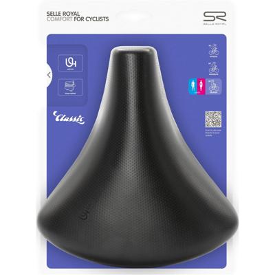 Selle Royal zadel Holland Unitech unisex 25 x 22 cm zwart Selle Royal zadel Holland Unitech unisex 25 x 22 cm zwart