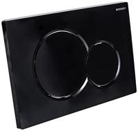 Geberit Sigma 01 bedieningspaneel glans zwart voor Sigma reservoirs 8cm (UP720) en 12cm (UP320) - thumbnail