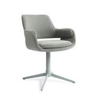 Jesper Home Eetkamerstoel 'Oketo' Draaibaar, kleur Green Midori - thumbnail