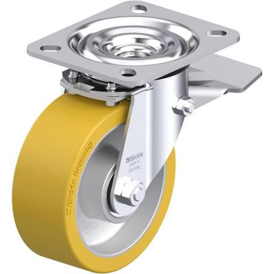 Blickle L-ALTH 100K-ST Zwenkwiel met rem Wieldiameter: 100 mm Draagvermogen (max.): 250 kg 1 stuk(s)