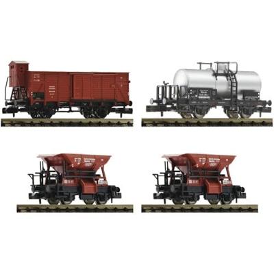 Fleischmann 6660120 N set van 4: Goederentrein van de DRG Fleischmann 6660120 N set van 4: Goederentrein van de DRG