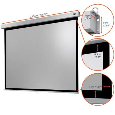 Celexon 1090784 Rolprojectiescherm 240 x 180 cm Beeldverhouding: 4:3