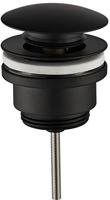 Wiesbaden Caral clickwaste afvoerplug 5/4" mat zwart - thumbnail