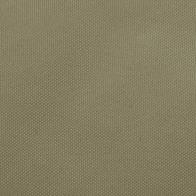 VidaXL Zonnescherm driehoekig 3x4x4 m oxford stof beige VidaXL Zonnescherm driehoekig 3x4x4 m oxford stof beige