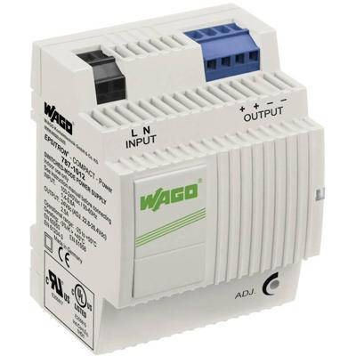 WAGO 787-1012 DIN-rail netvoeding 24 V/DC 2.5 A 60 W Aantal uitgangen:2 x Inhoud 1 stuk(s)