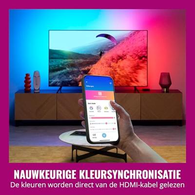 WiZ Sync box starter kit 55-65 EU 8720169078604 LED-stripset 240 V 260 cm 1 stuk(s)