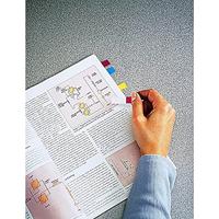 Post-it Index Smal, 4 x 35 tabs, geel, paars, roze en helderblauw - thumbnail