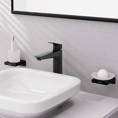Hansgrohe Logis ééngreeps wastafelmengkraan 190 met PopUp trekwaste, mat zwart