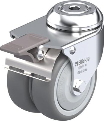 Blickle LMDA-TPA 75KF-FI Dubbel zwenkwiel Wieldiameter: 75 mm Draagvermogen (max.): 100 kg 1 stuk(s) Blickle LMDA-TPA 75KF-FI Dubbel zwenkwiel Wieldiameter: 75 mm Draagvermogen (max.): 100 kg 1 stuk(s)