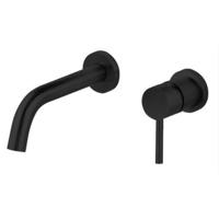 Inbouw Wandmengkraan Best Design Nero Pola Mat Zwart - thumbnail