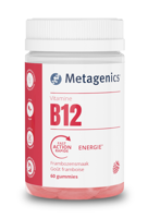 Metagenics Vitamine B12 500mcg Frambozensmaak 60 Gummies - thumbnail