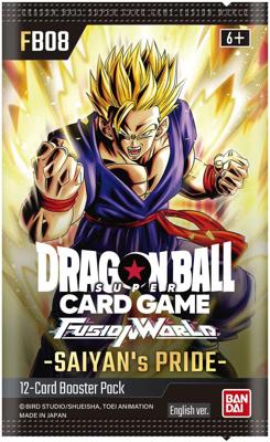 Dragon Ball Super TCG Fusion World: 08 Saiyan's Pride Booster Pack Dragon Ball Super TCG Fusion World: 08 Saiyan's Pride Booster Pack
