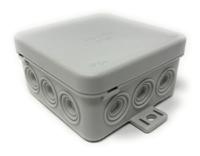 F-Tronic E125 Aftakkast (l x b x h) 75 x 75 x 40 mm Lichtgrijs IP54 10 stuk(s) - thumbnail