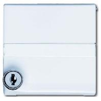 Busch-Jaeger 2CKA001710A1969 Afdekking Allweather 44 (IP44) Wit, Zuiver wit (RAL 9010) 1 stuk(s)