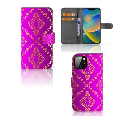 Wallet Case Apple iPhone 14 Barok Roze Wallet Case Apple iPhone 14 Barok Roze