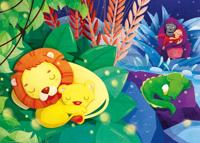 Clementoni legpuzzel Jungle junior 2 in 1 karton 40 stukjes - thumbnail