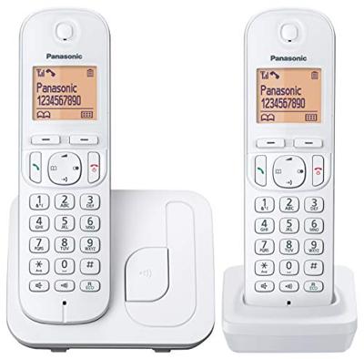 Draadloze telefoon Panasonic KX-TGC210 Wit Amber