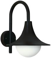 Albert Wandlamp buiten downLanor 37cm - zwart - 660669 - thumbnail