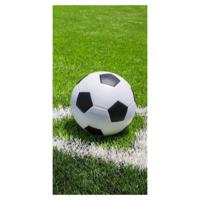 Voetbal Strandlaken corner - 70 x 140 cm - thumbnail